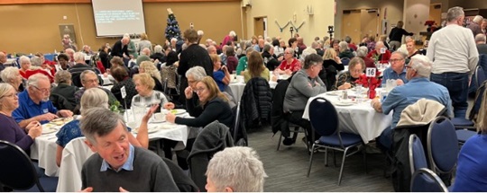 Edmonton's Rapid Fire Theatre Improv Team provided lively entertainment, with the help of a few eager participants. 