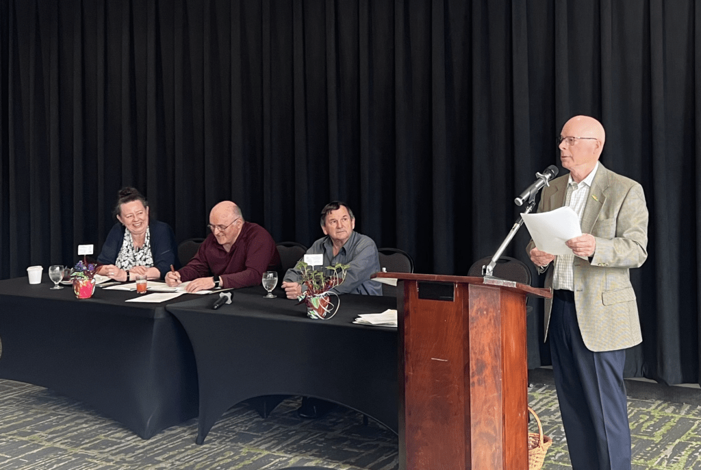 NS central branch executive panel: Laurie, Stan, Joe, Paul.