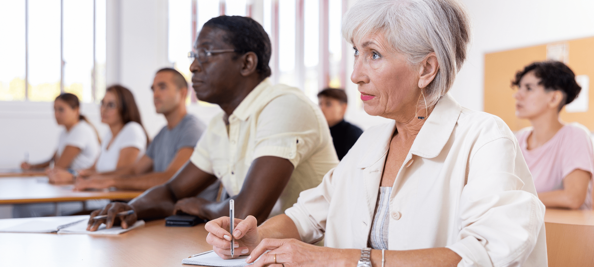 Retirement can lead to new opportunities for learning.