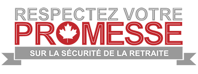 Le logo : Respectez votre promesse sur la sécurité de la retraite.
